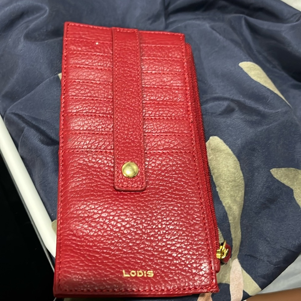 Lodis wallet red